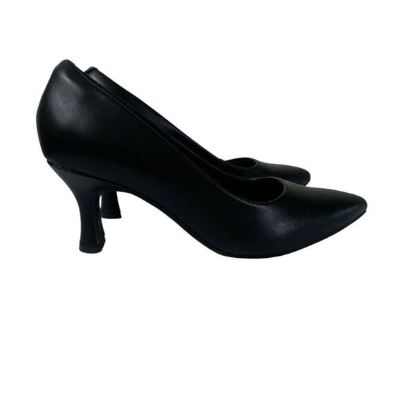 Clarks Pumps 8.5 Career wear , night out, wedding, black leather - Picture 5 of 8